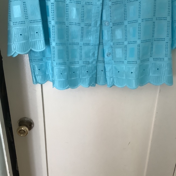 Draper’s and Damon’s Patterned Top, Size XL - Picture 5 of 5